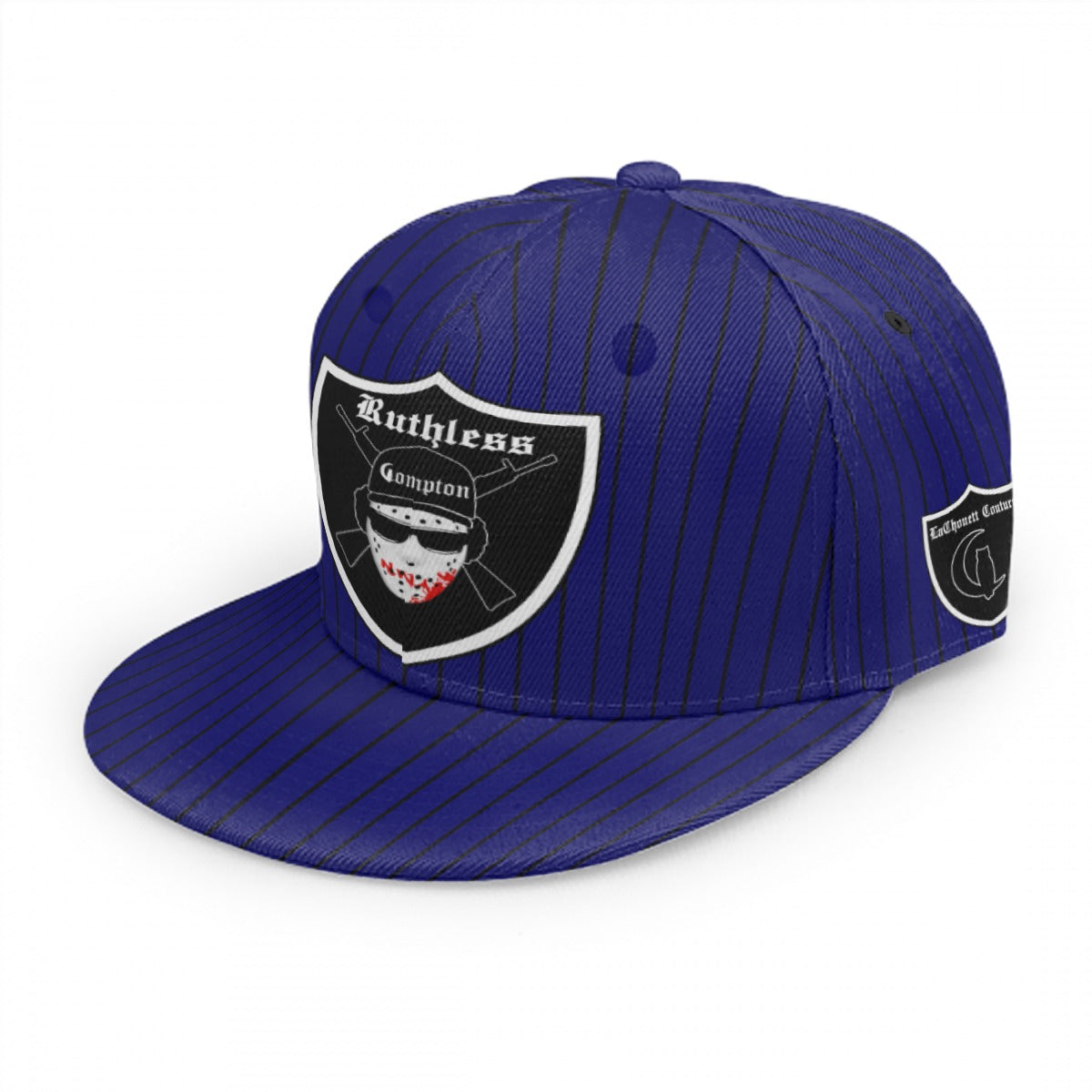 EAZY-E RUTHLESS NAVY Baseball Cap With Flat Brim