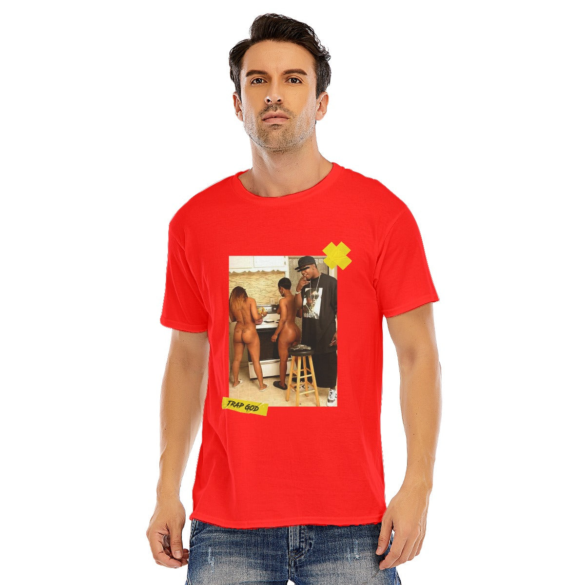 TRAP GOD Unisex T-shirt  Cotton (DTF)