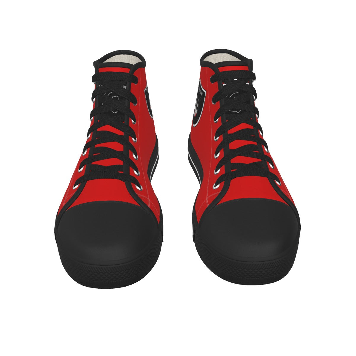 EAZY-E RUTHLESS RED High Canvas Shoes