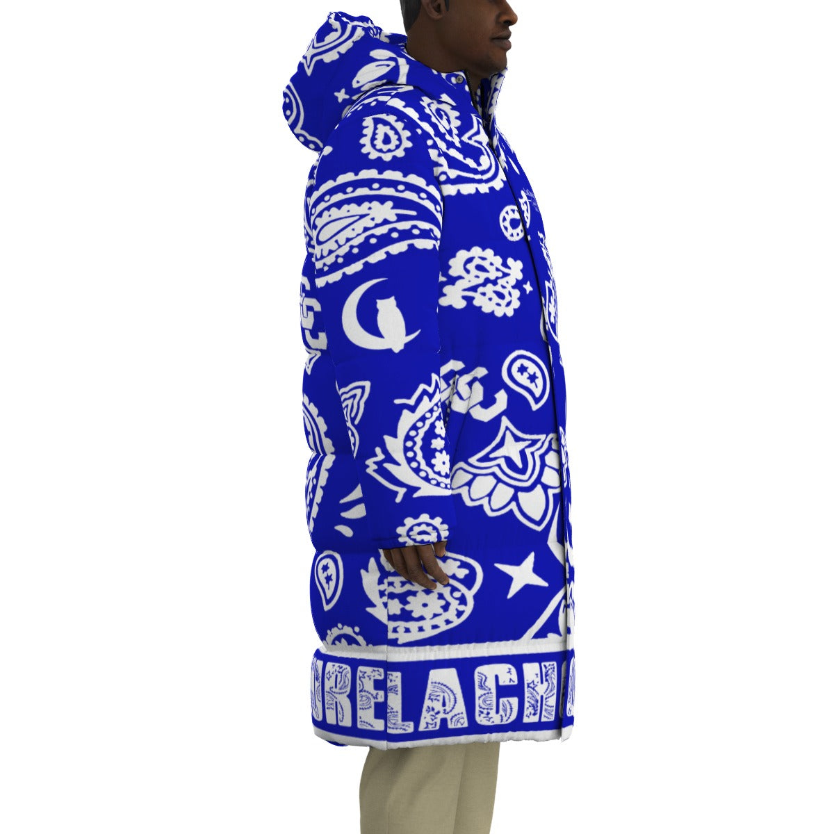 BANDANA COMPLEX Cs'UP Unisex Long Down Jacket