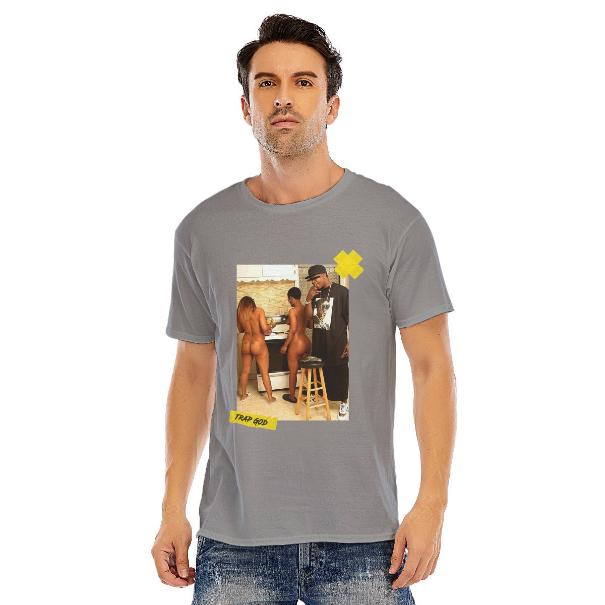 TRAP GOD Unisex T-shirt  Cotton (DTF)
