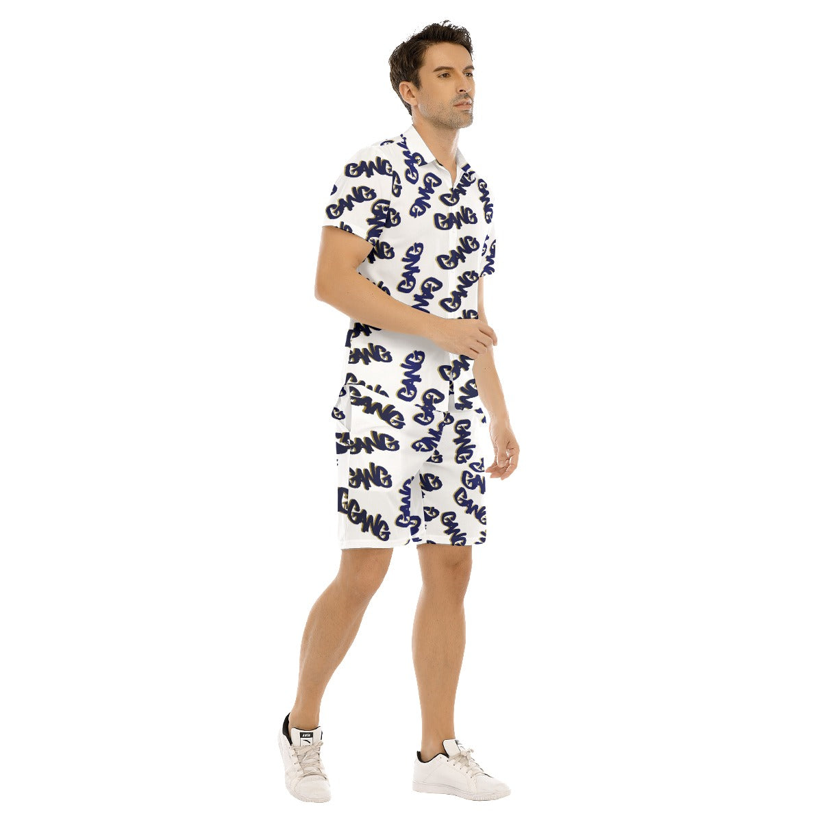 GANG X3 OFFICIEL Men's Short Sleeve Shirt Set