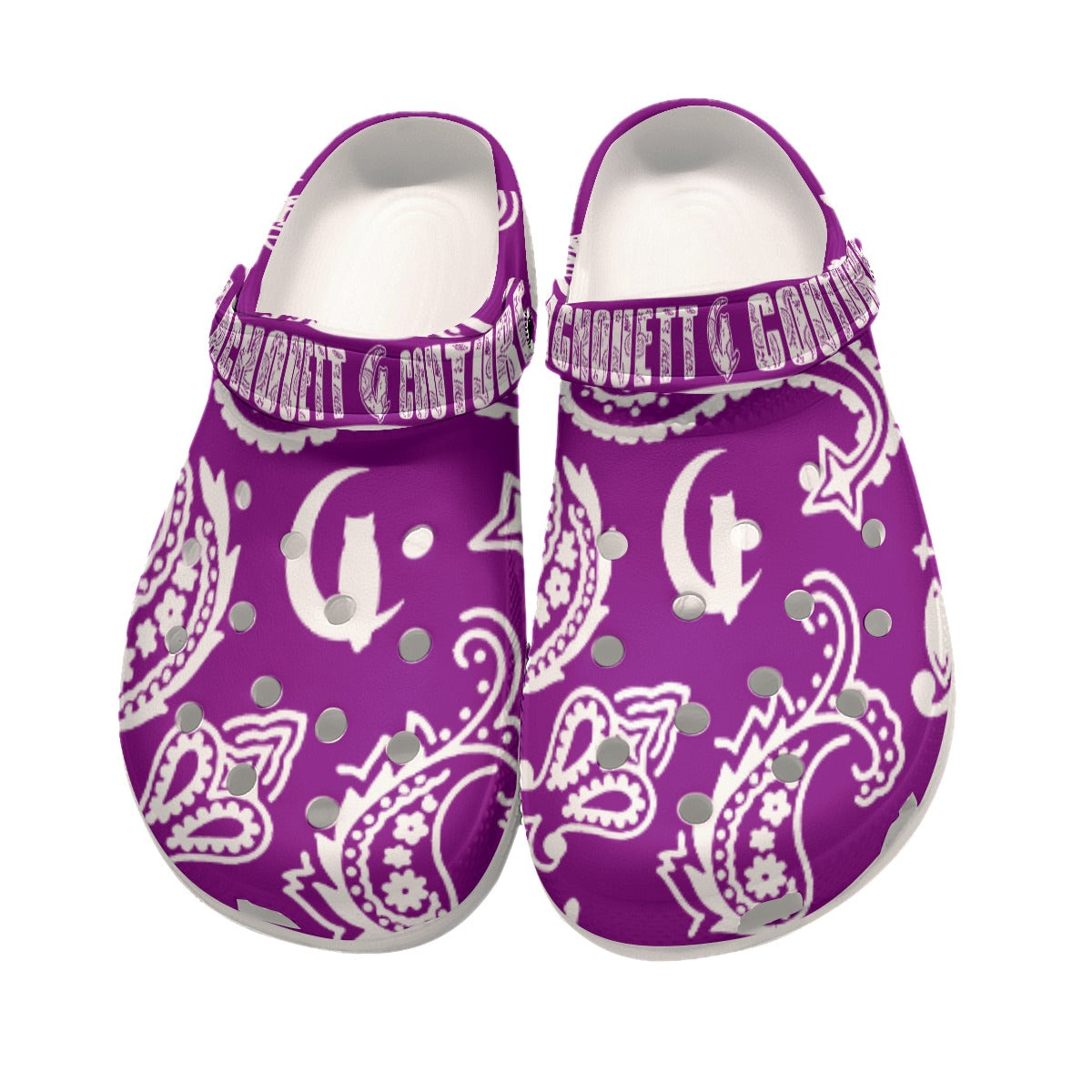 BANDANA PAISLEY GRAPES Women's Classic Clogs