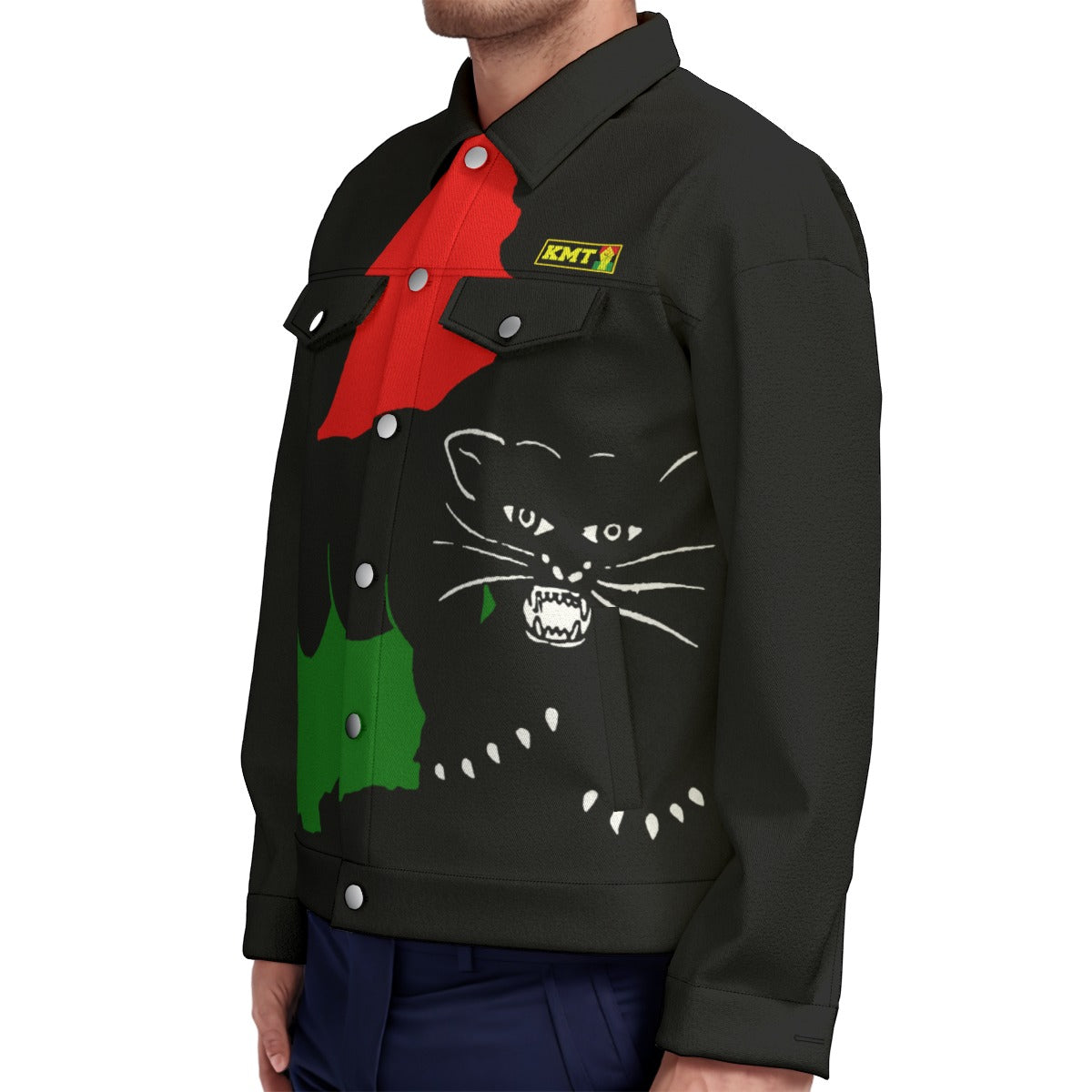 PANTHER rbg BLC Unisex Lapel Jacket Cotton