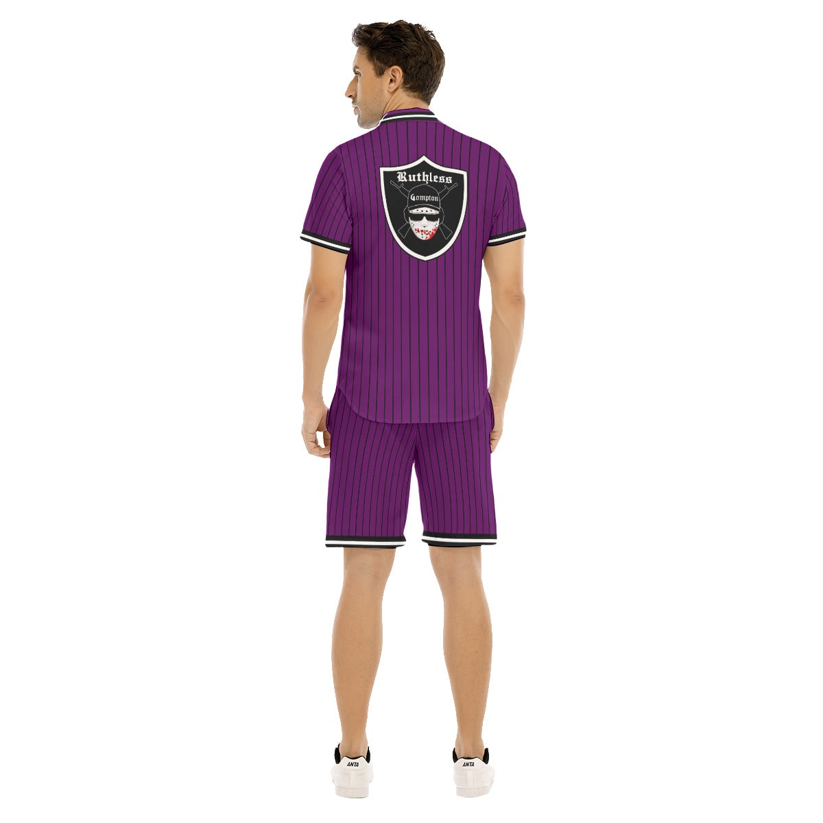 EAZY-E RUTHLESS PRPLE Men's Short Sleeve Shirt Sets