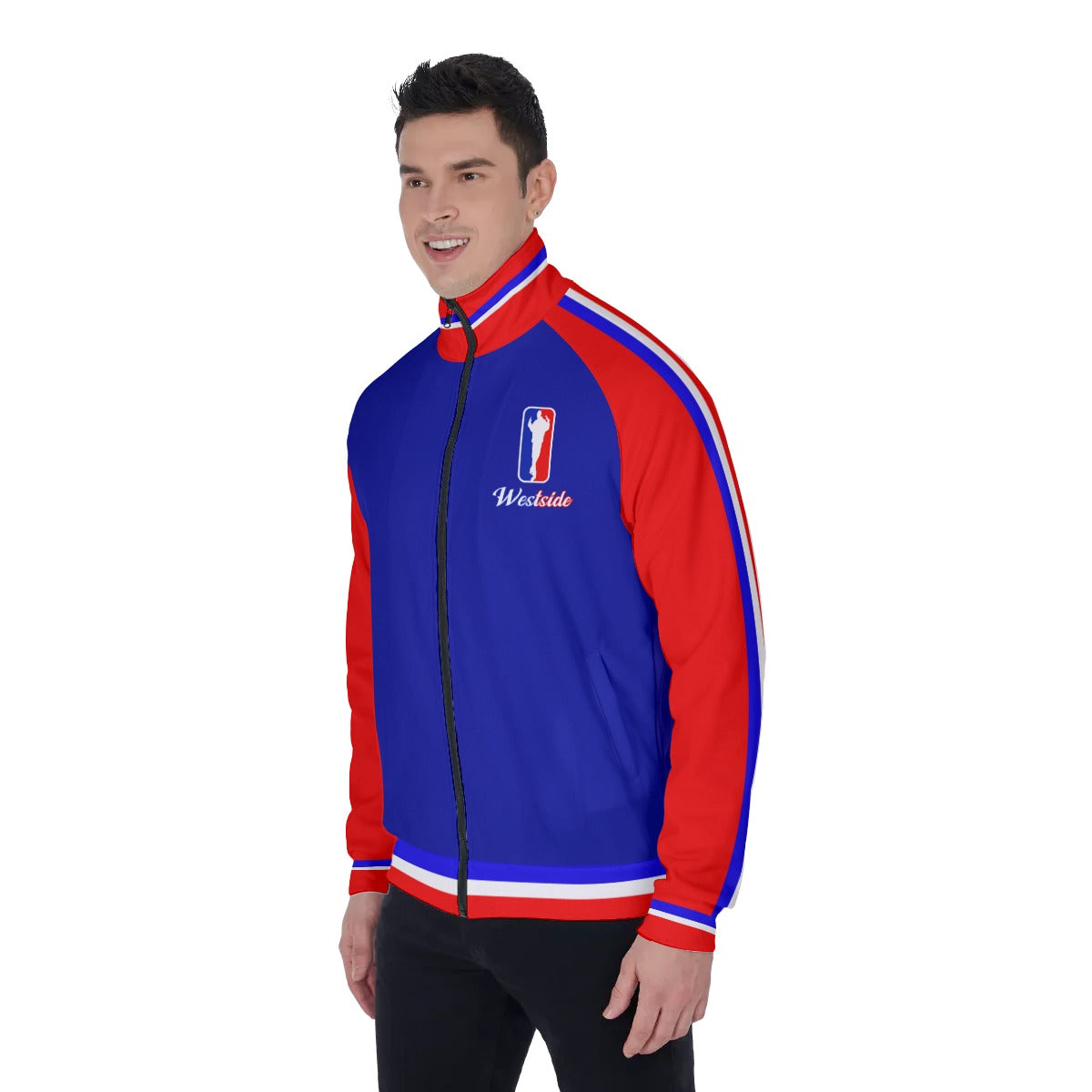 WESTSIDE UNITY Men's Stand Collar Jacket