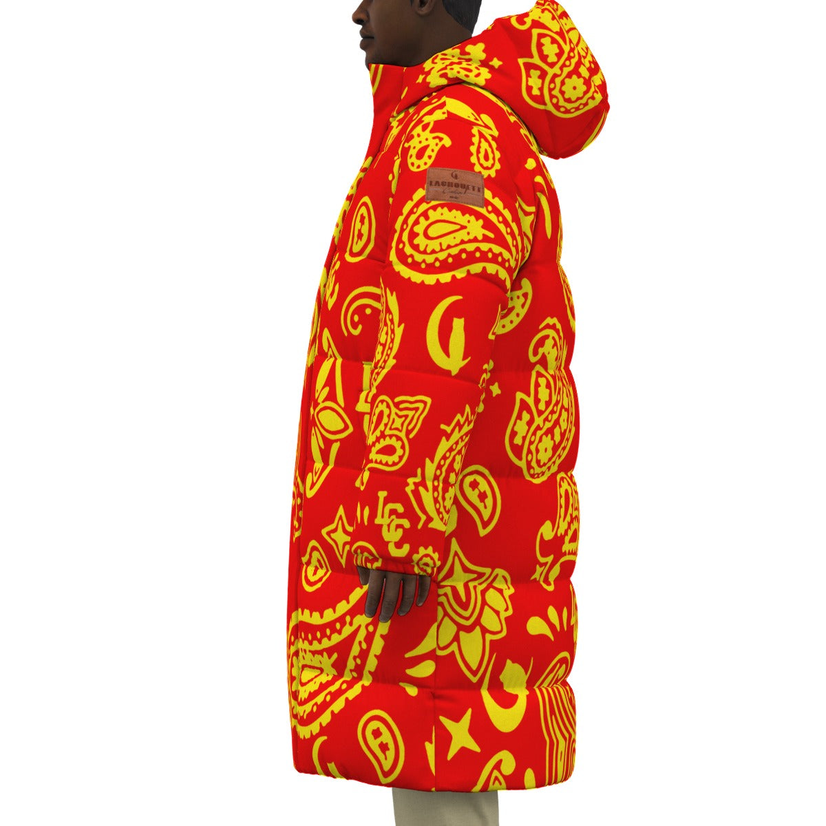 BANDANA COMPLEX REDYLW Unisex Long Down Jacket