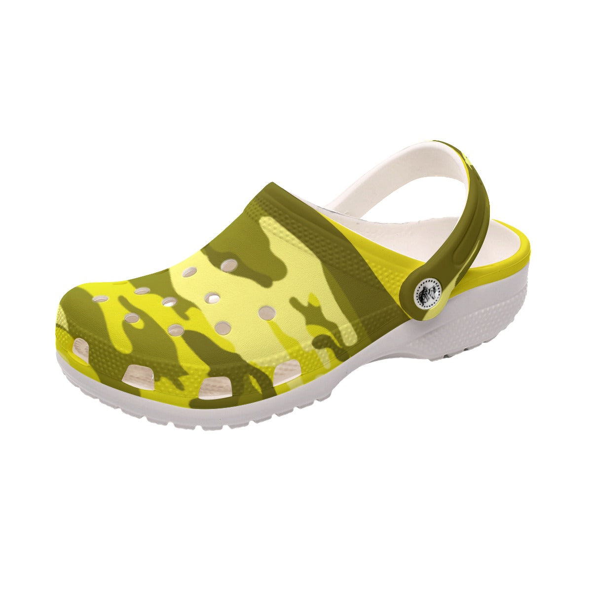 CAMOUFLAGE YLW Women's Clogs