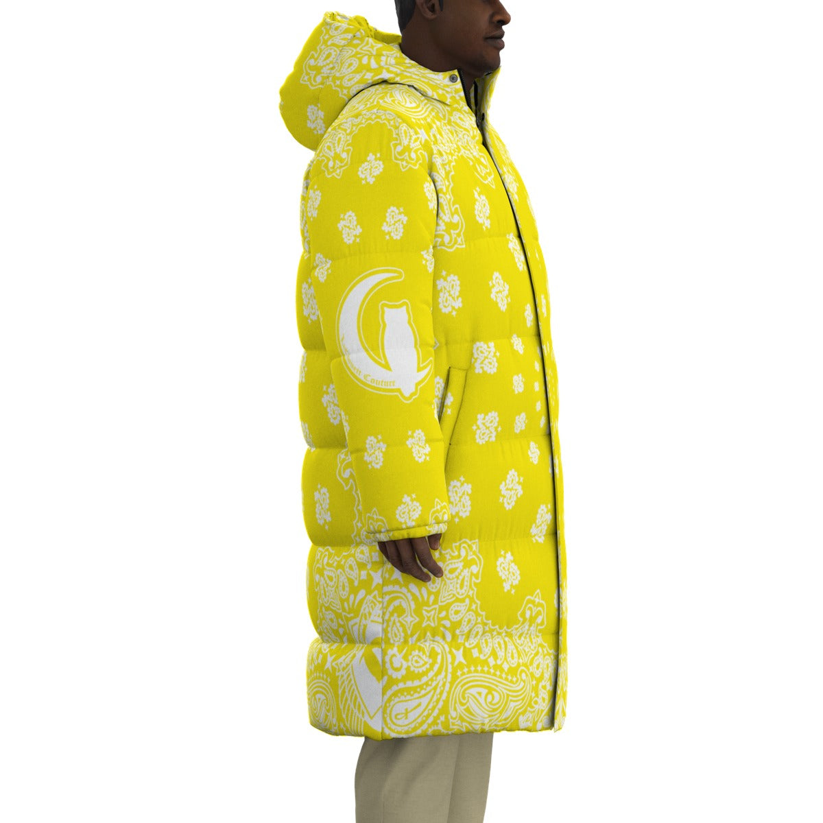 BANDANA L.K Unisex Long Down Jacket