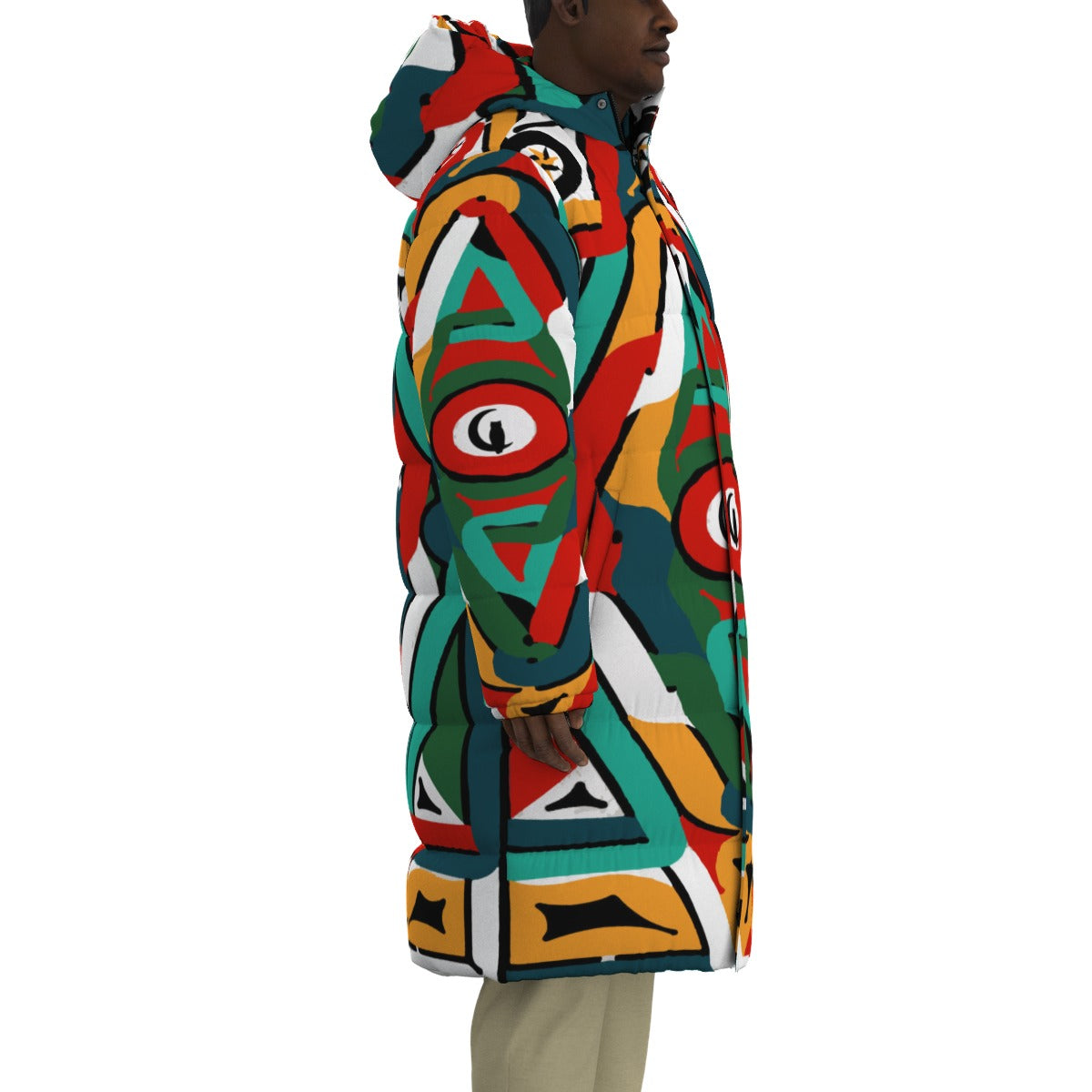 ART TEMBE Unisex Long Down Jacket