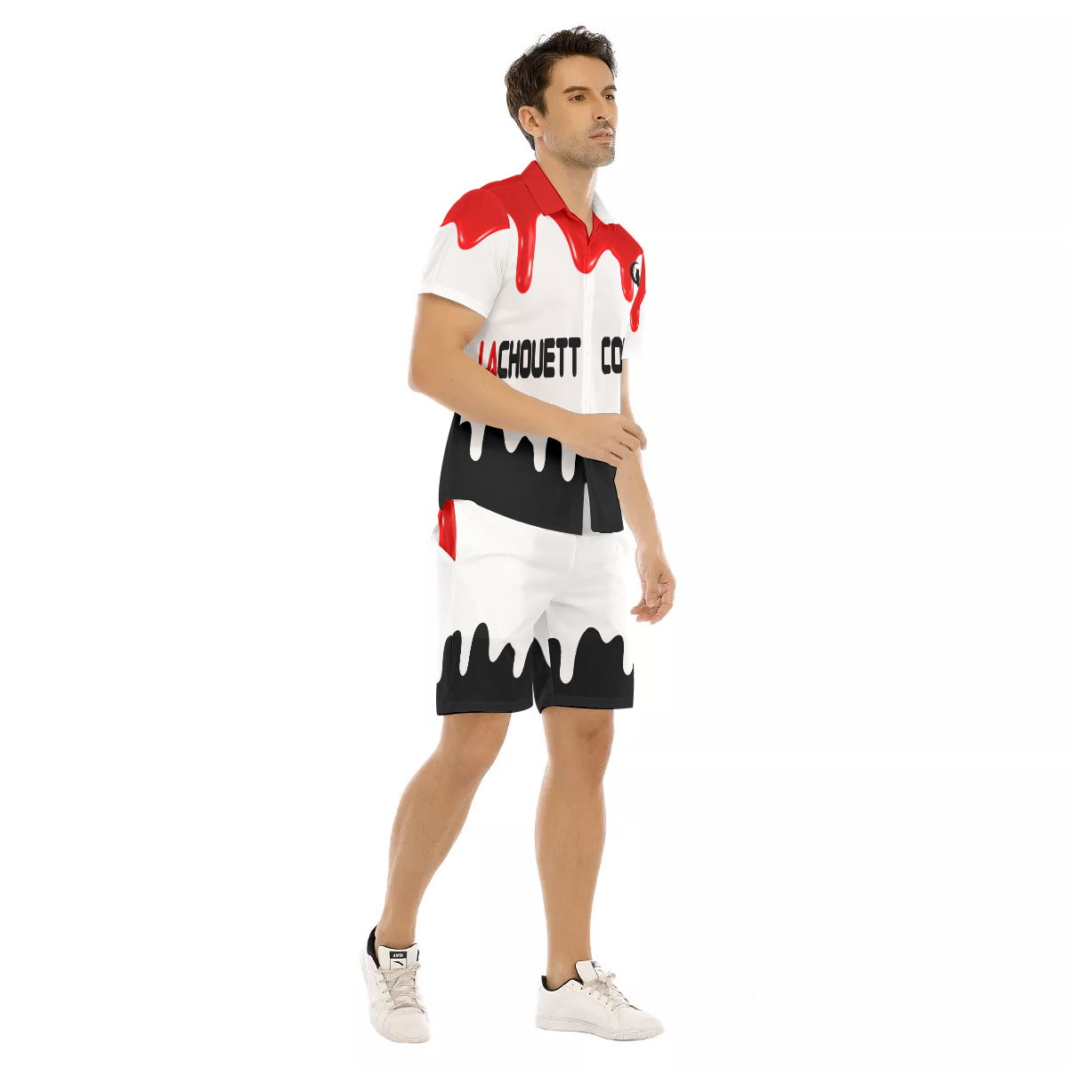 DRIPPIN RED Men's Short Sleeve Shirt Sets
