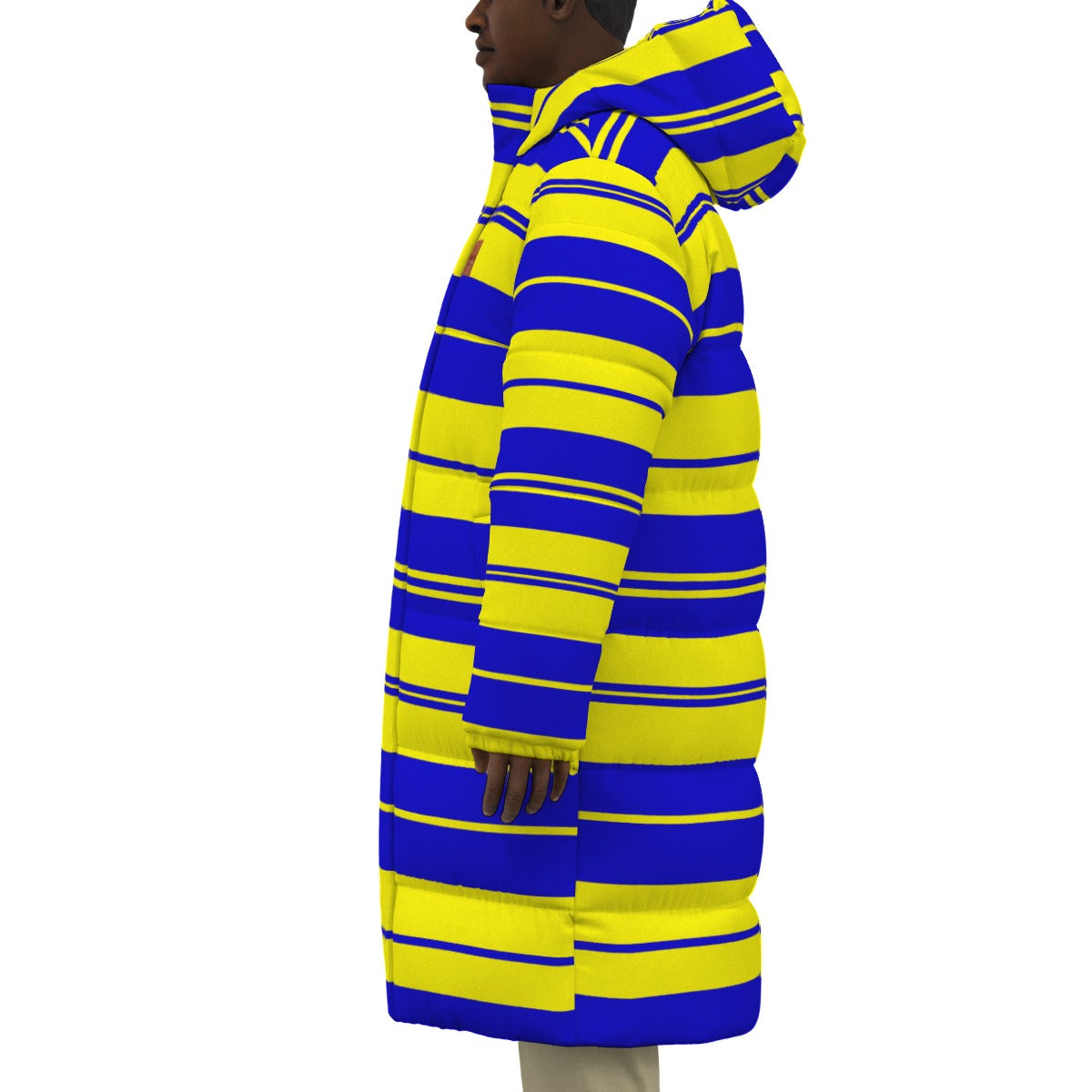 STRIPES SLAUSON Unisex Long Down Jacket
