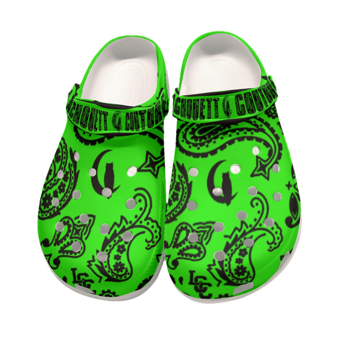 BANDANA PAISLEY GREEN Women's Classic Clogs