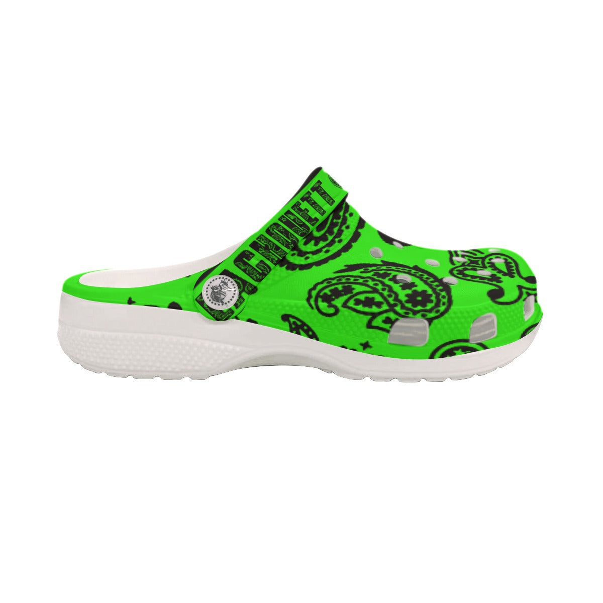 BANDANA PAISLEY GREEN Women's Classic Clogs