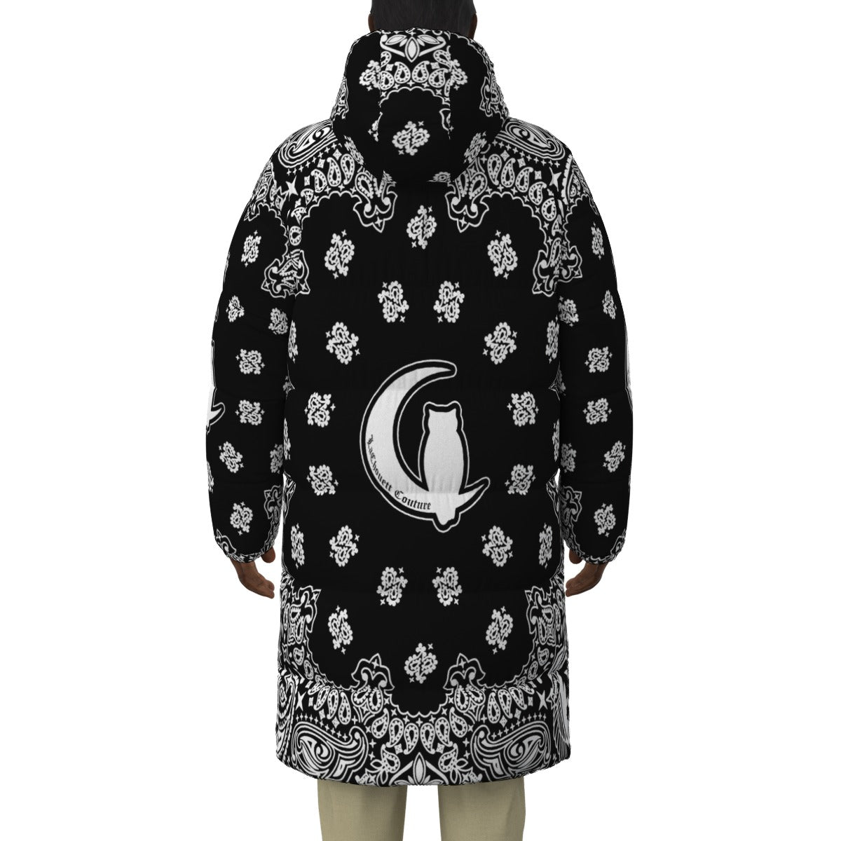 BANDANA BLC Unisex Long Down Jacket