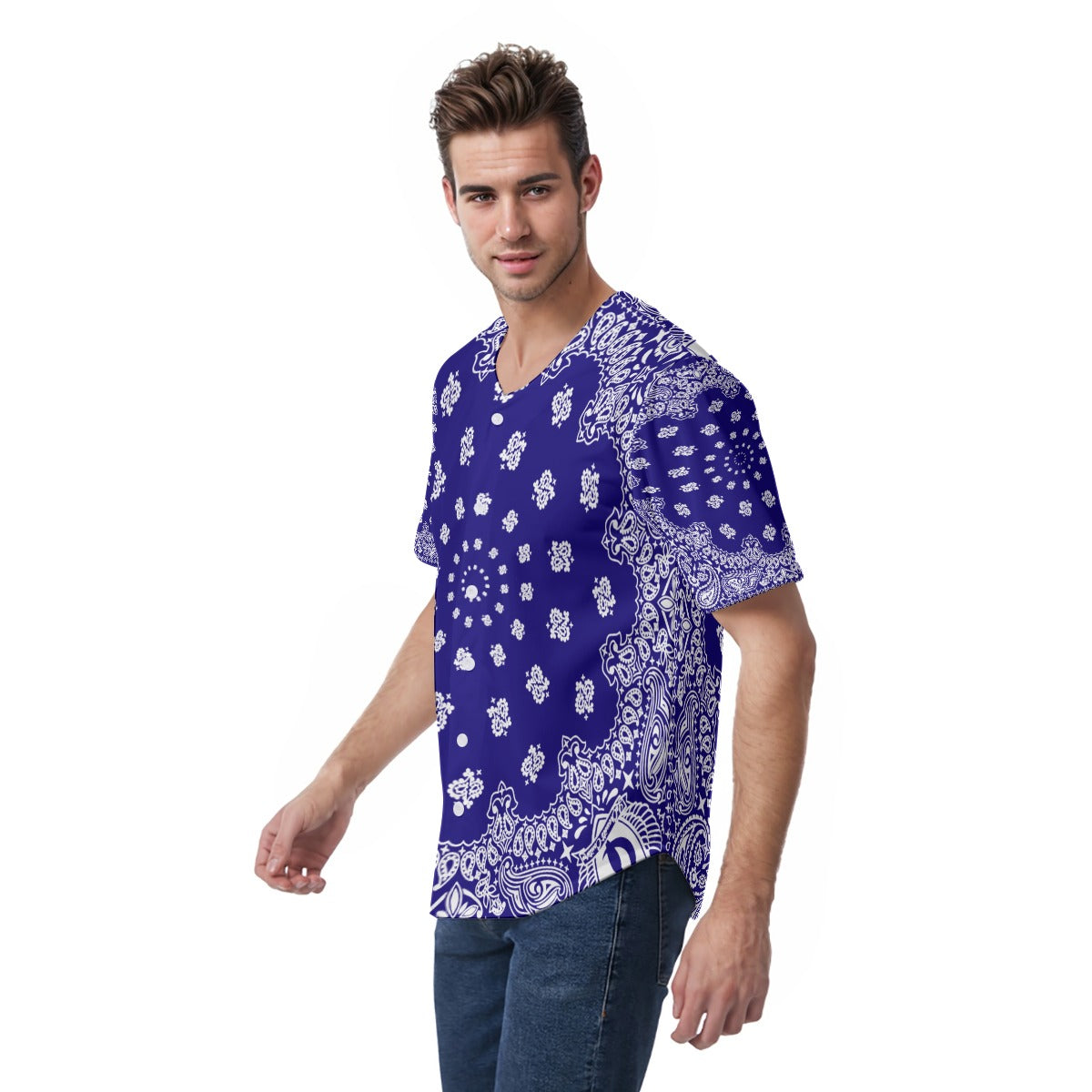 BANDANA NAVY Baseball Jersey