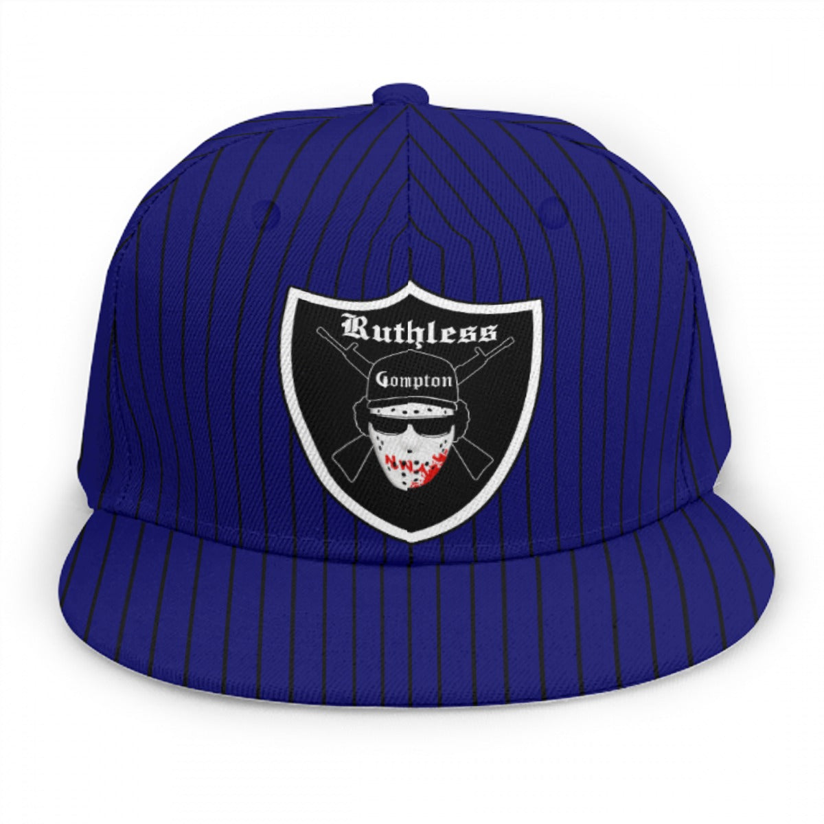 EAZY-E RUTHLESS NAVY Baseball Cap With Flat Brim