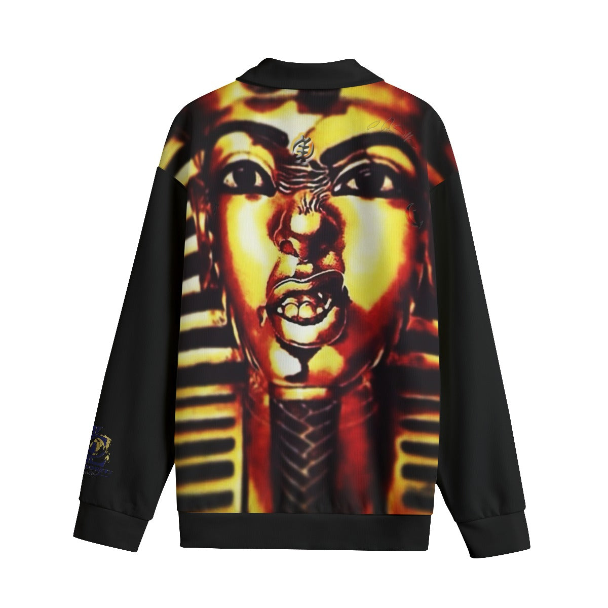 THUG PHARAOH Unisex Lapel Collar Sweater