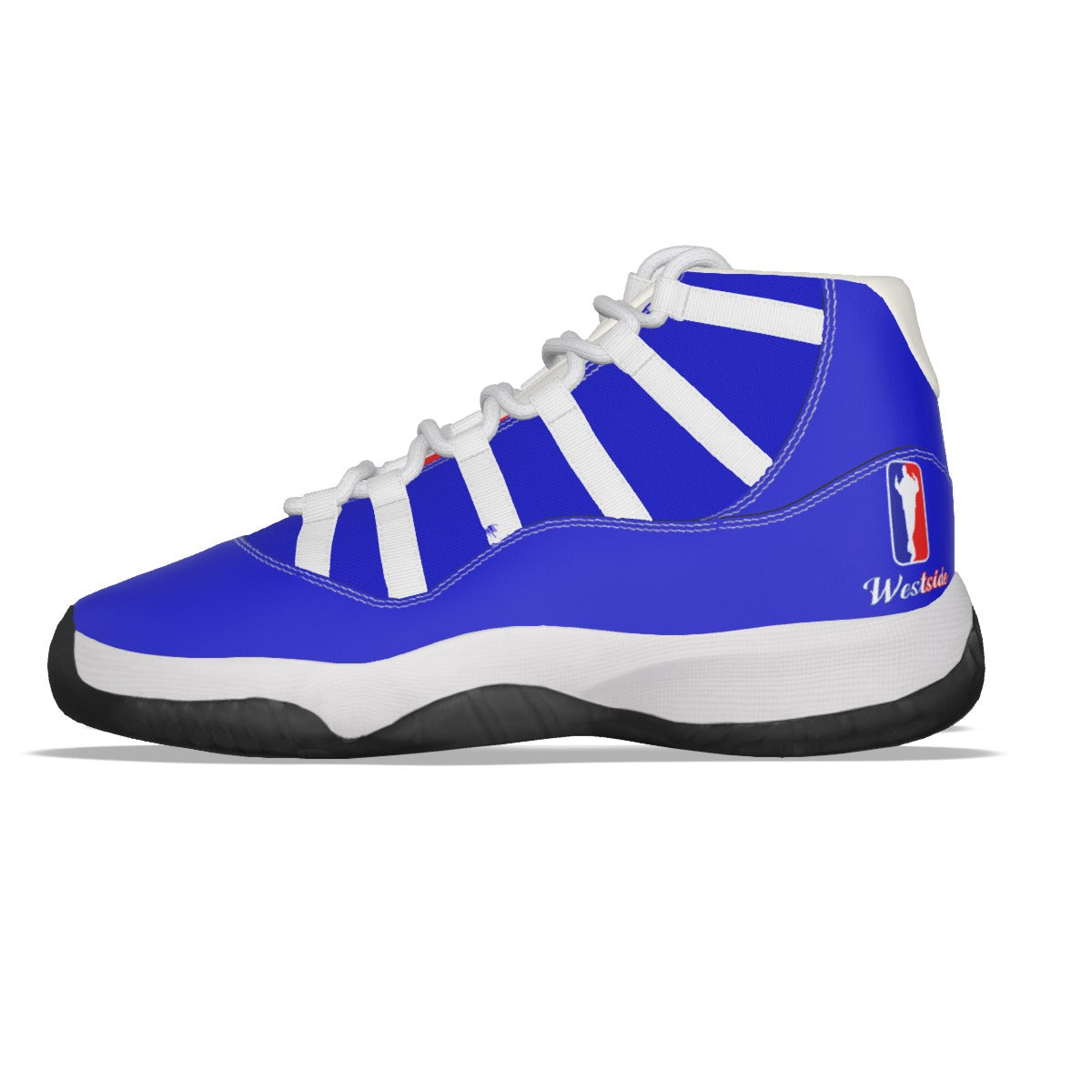 WESTSIDE BLUE Men's High Top Basketball Shoes