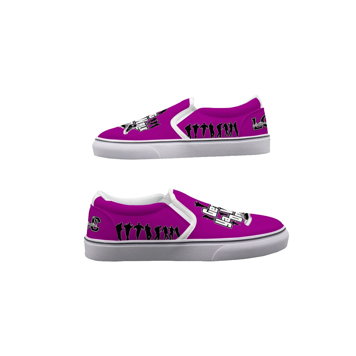 GET YA WALK ON GRAPES Men's Slip On Sneakers