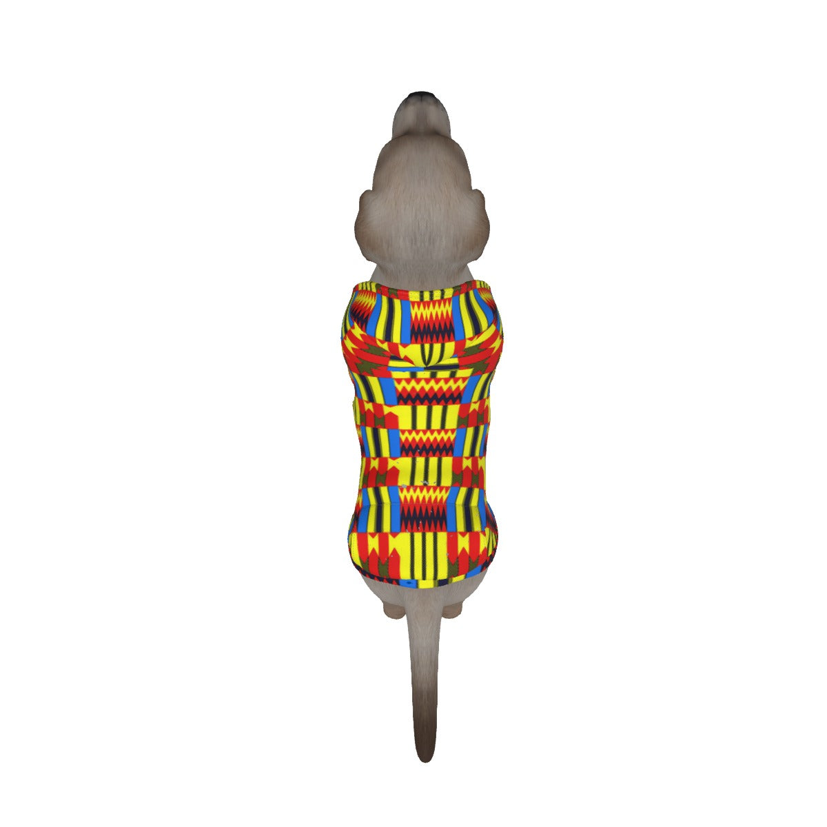 KENTE BLUE Dog's Pullover Hoodie
