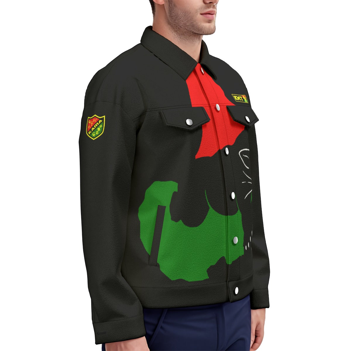 PANTHER rbg BLC Unisex Lapel Jacket Cotton