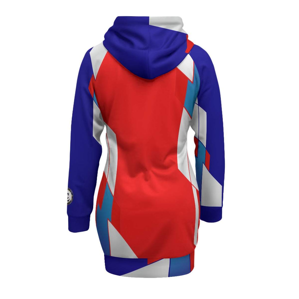 FRANCE BLUERED Women's Pullover Hoodie With Raglan Sleeve