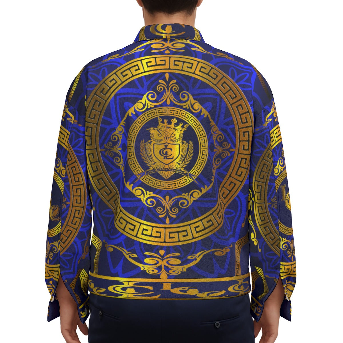 LCC RICH BLUE Unisex Lapel Jacket