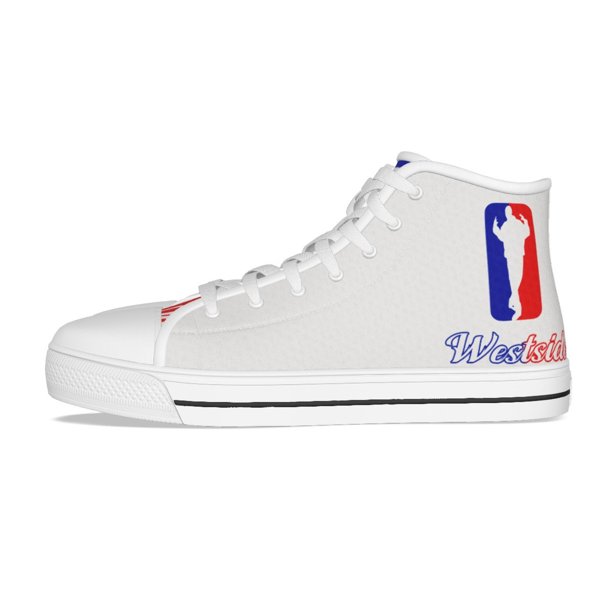 WESTSIDE WHT Women's High Canvas Shoes