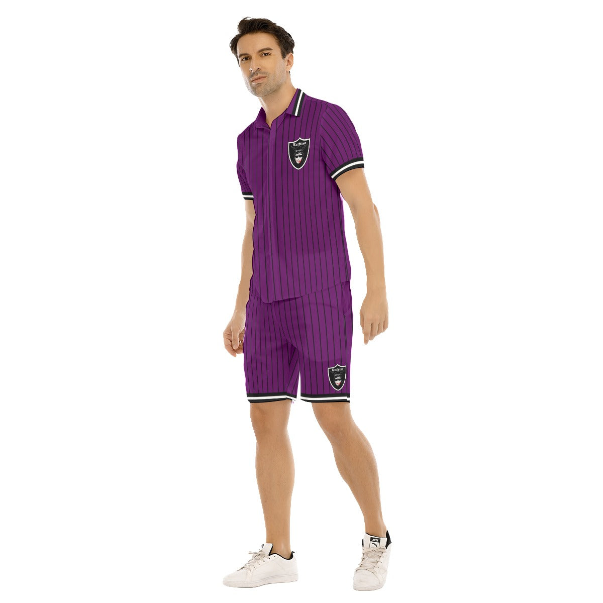 EAZY-E RUTHLESS PRPLE Men's Short Sleeve Shirt Sets