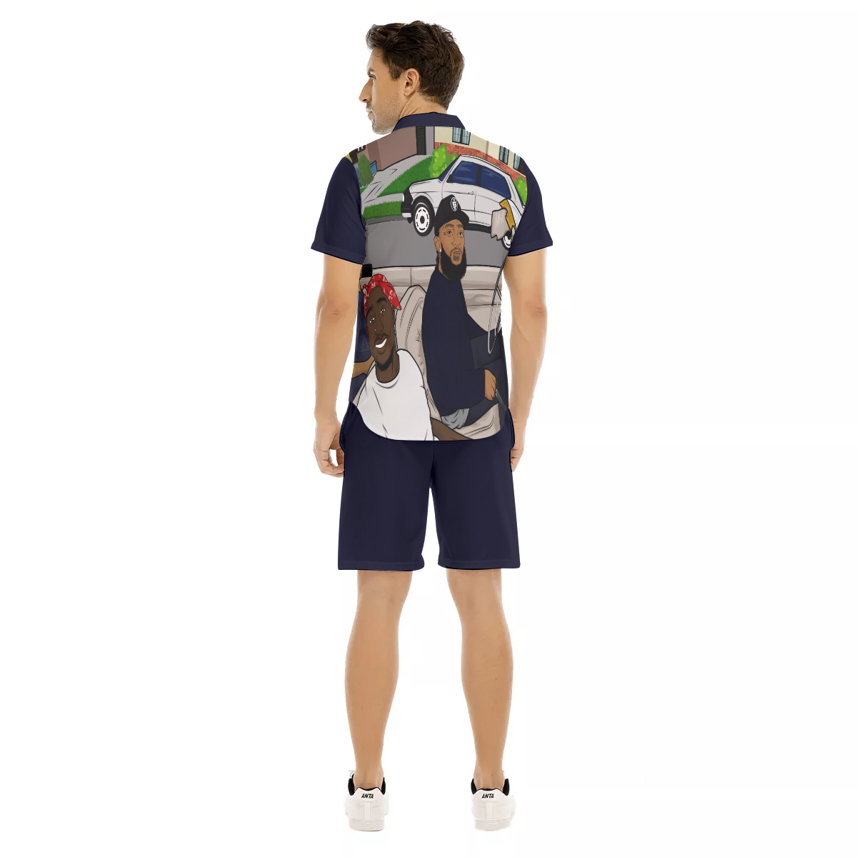 ANGELS OF THE HOOD Men's Short Sleeve Shirt Sets