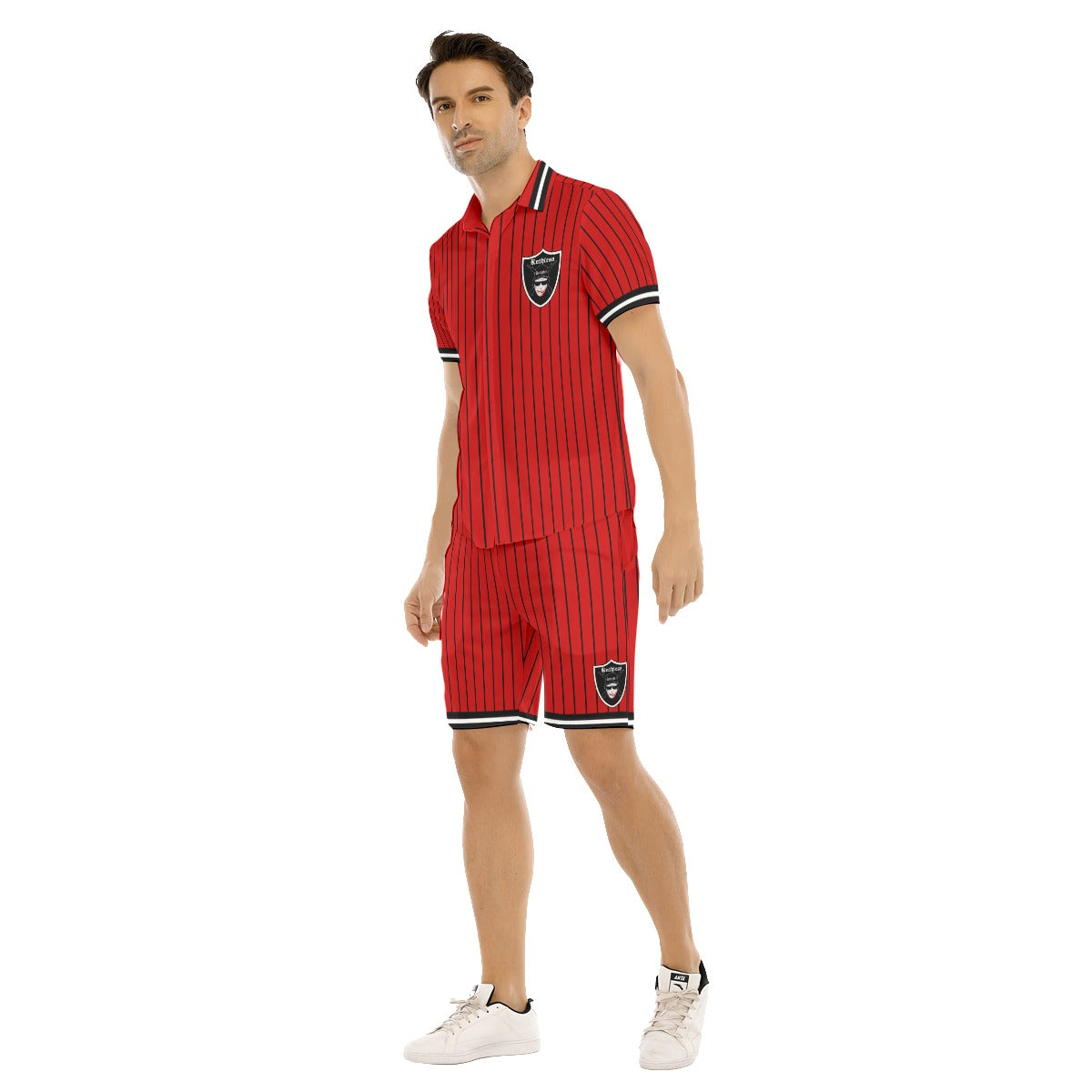 EAZY-E RUTHLESS RED Men's Short Sleeve Shirt Sets