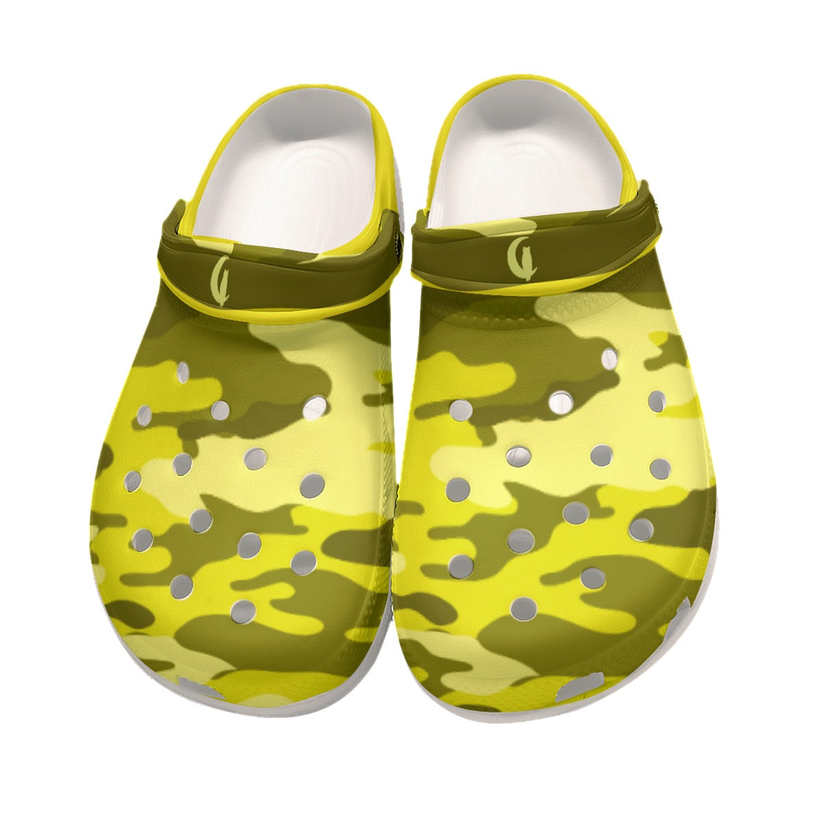 CAMOUFLAGE YLW Women's Clogs