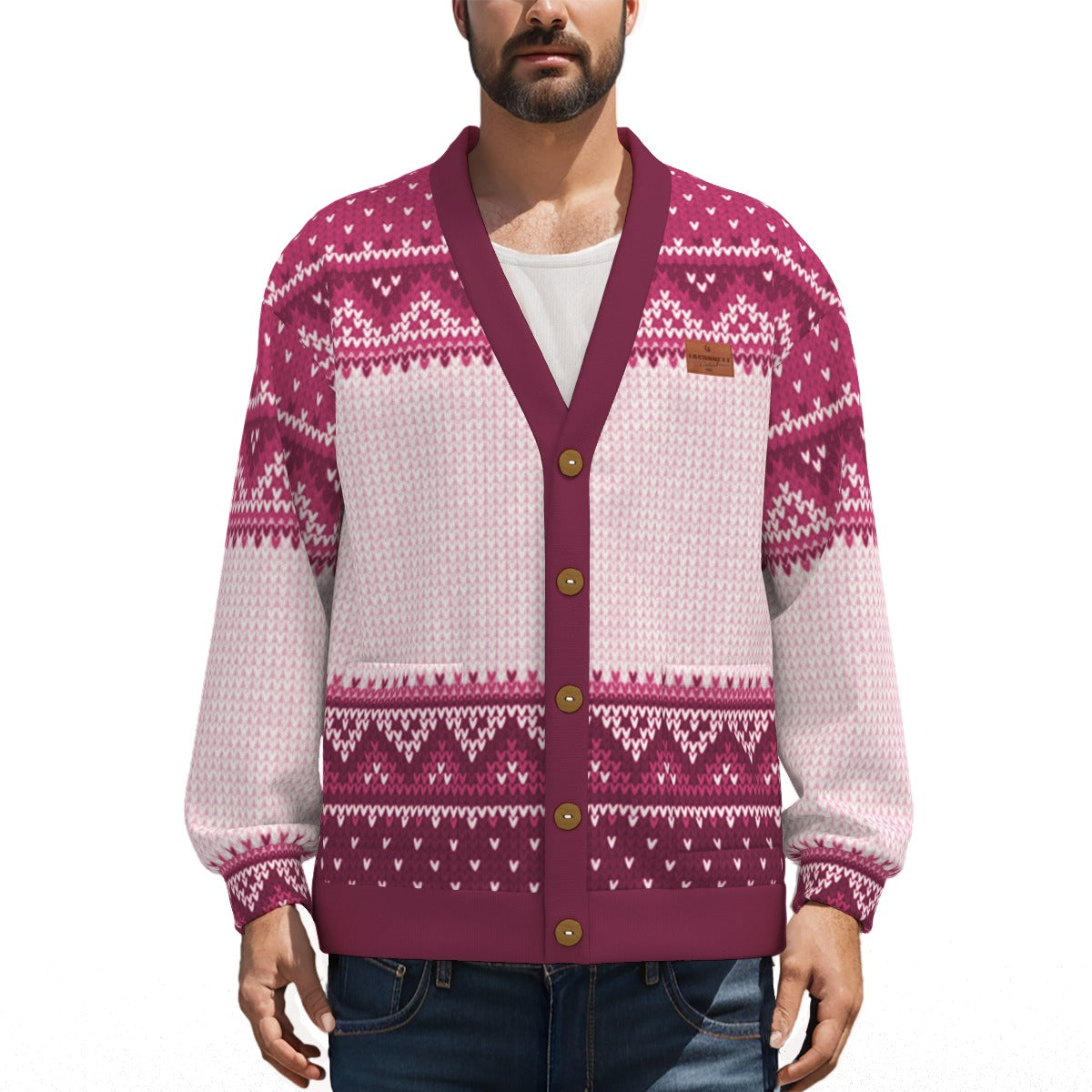 LCC KNITTED GRAPES Unisex Cardigan