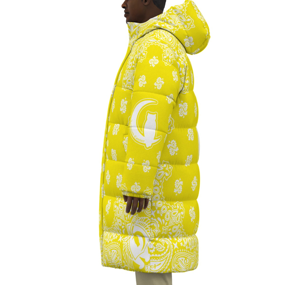 BANDANA L.K Unisex Long Down Jacket
