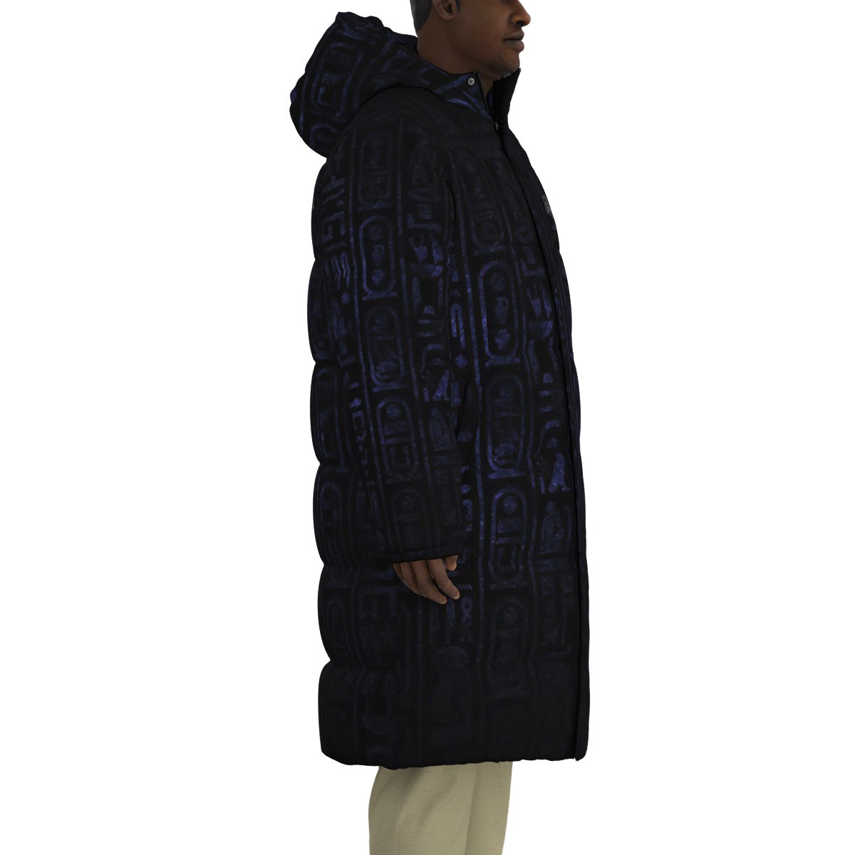 HOTEP ANKH Unisex Long Down Jacket