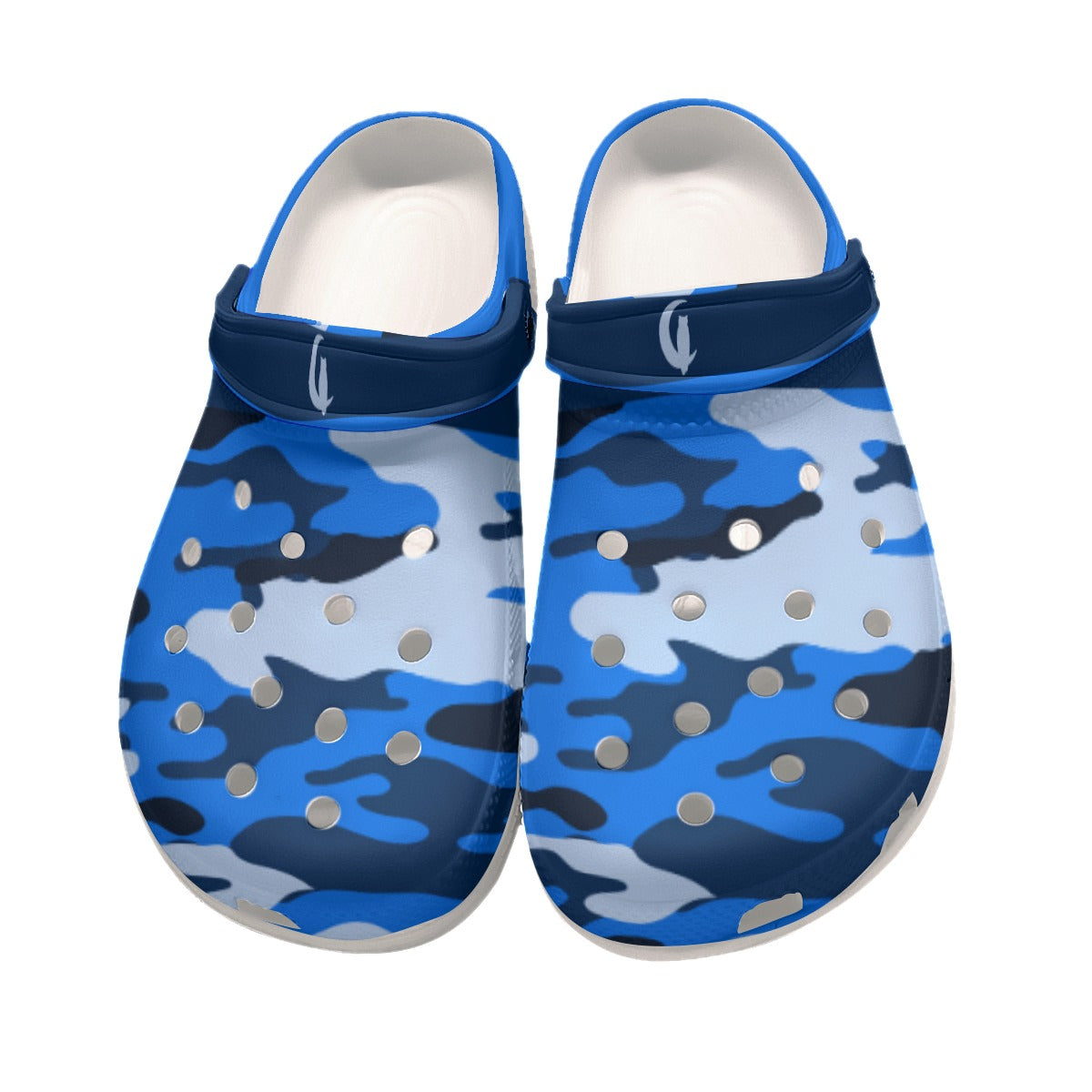 CAMOUFLAGE BLUE Women's Classic Clogs