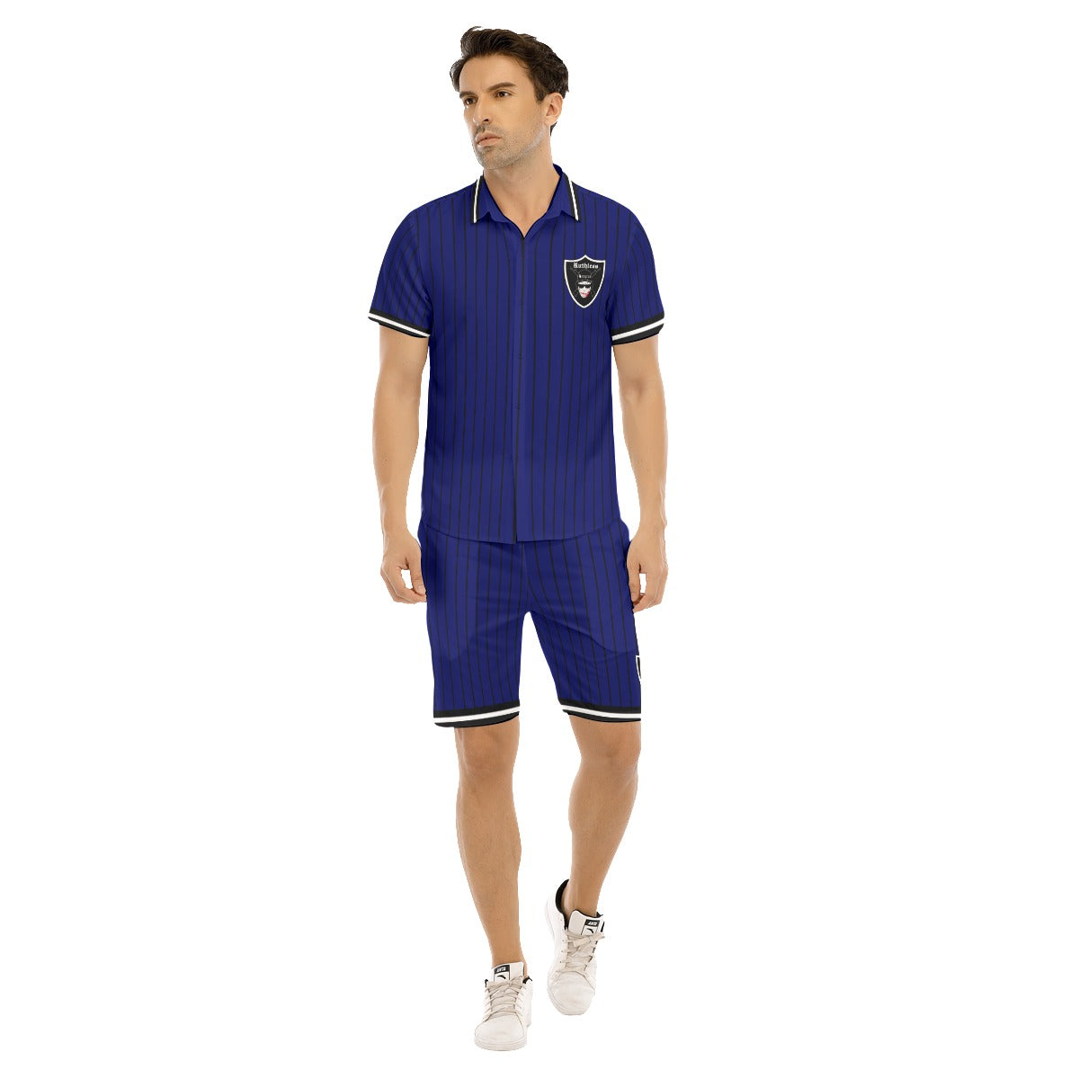 EAZY-E RUTHLESS NAVY Men's Short Sleeve Shirt Sets