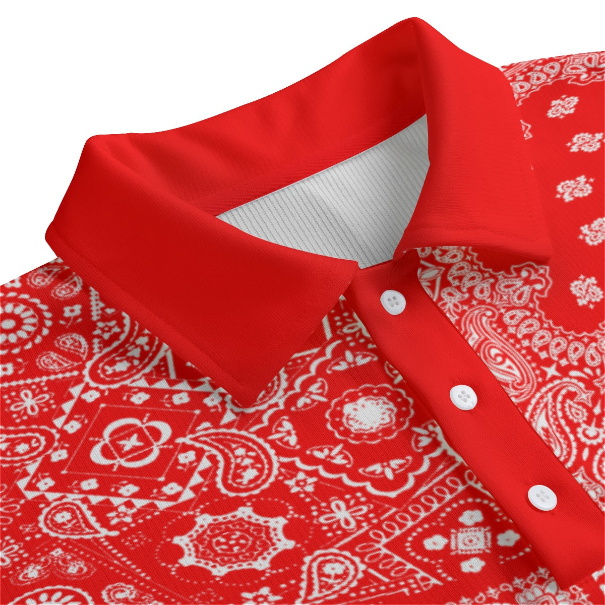 BANDANA MIX Bs'UP Unisex Lapel Collar Sweater