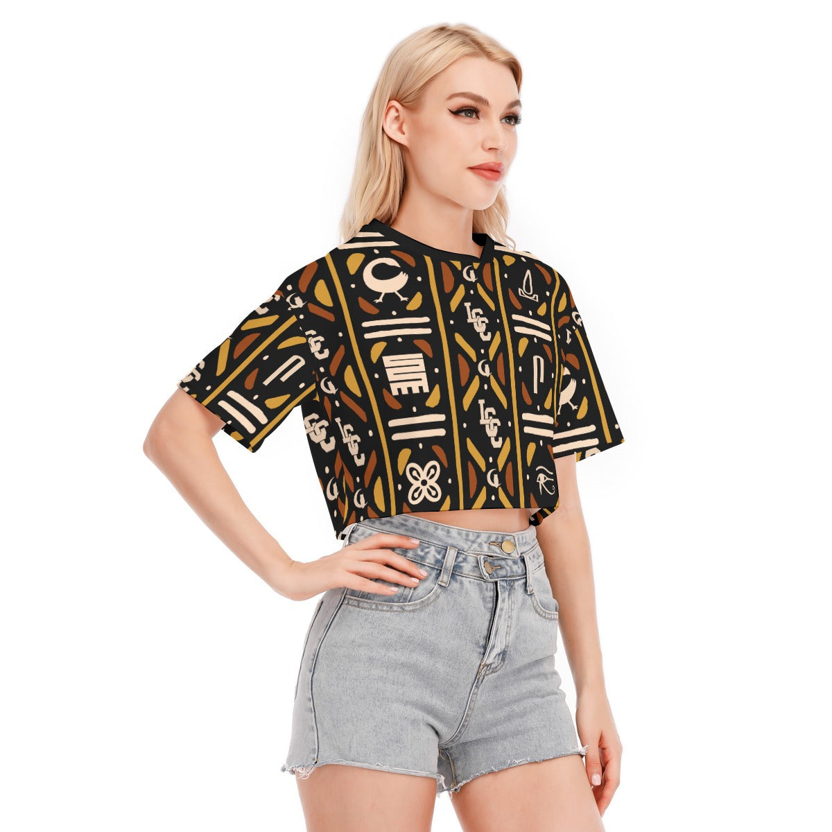BOGOLAN KMT Women's Cropped T-shirt | 190GSM Cotton