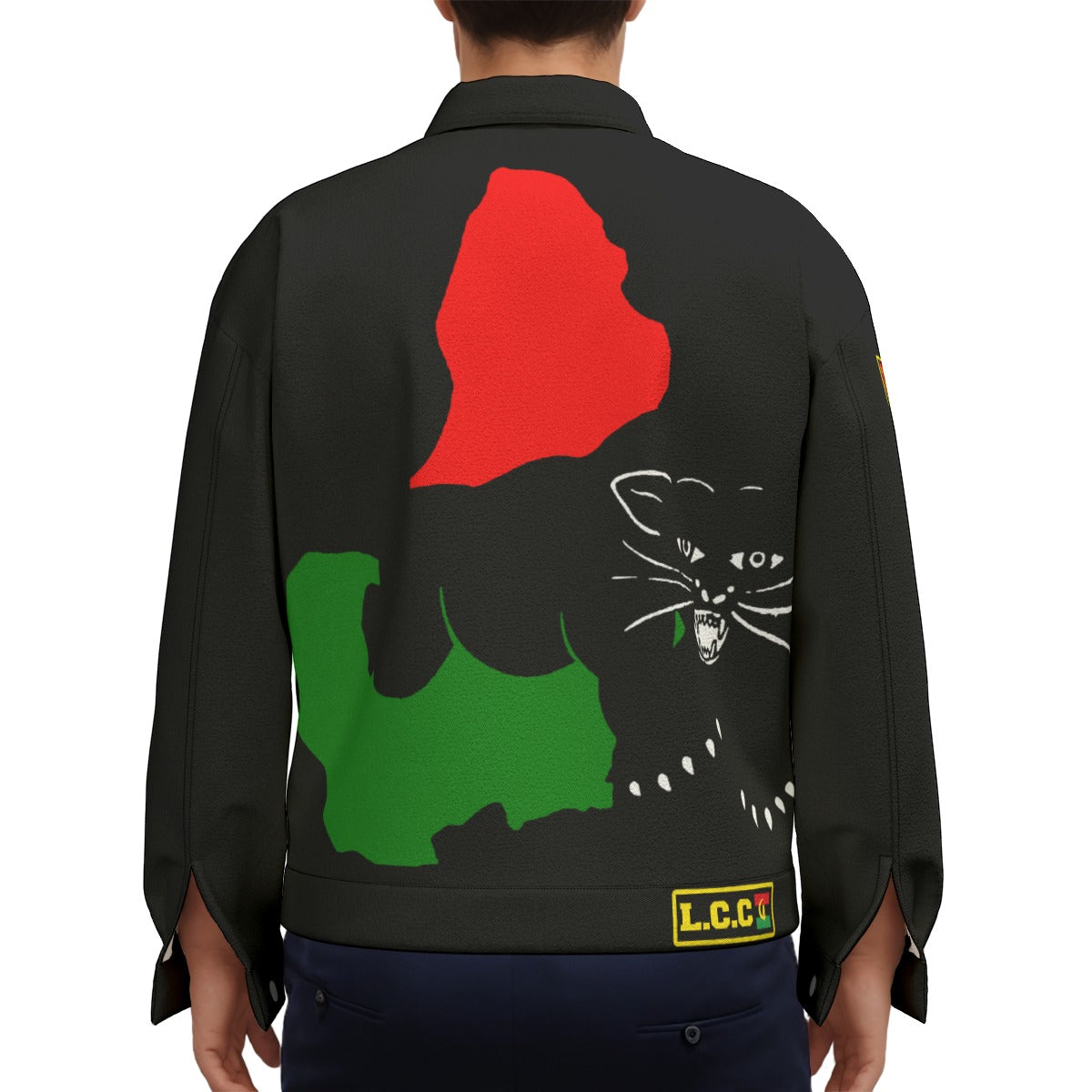 PANTHER rbg BLC Unisex Lapel Jacket Cotton