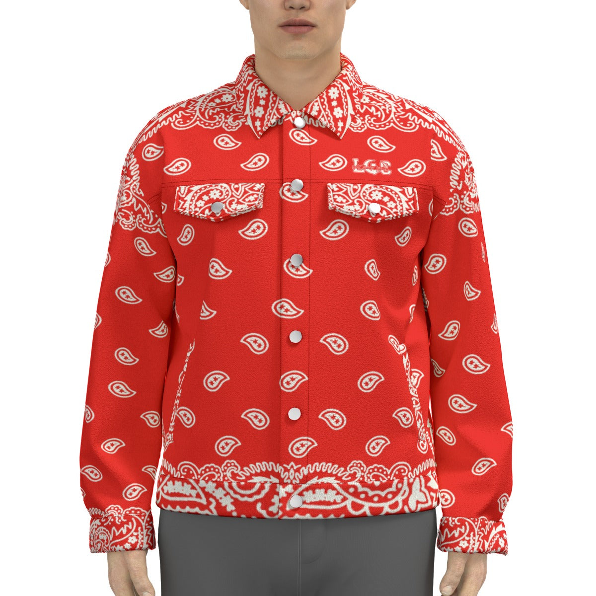 BANDANA FULLY Bs'UP Unisex Lapel Jacket