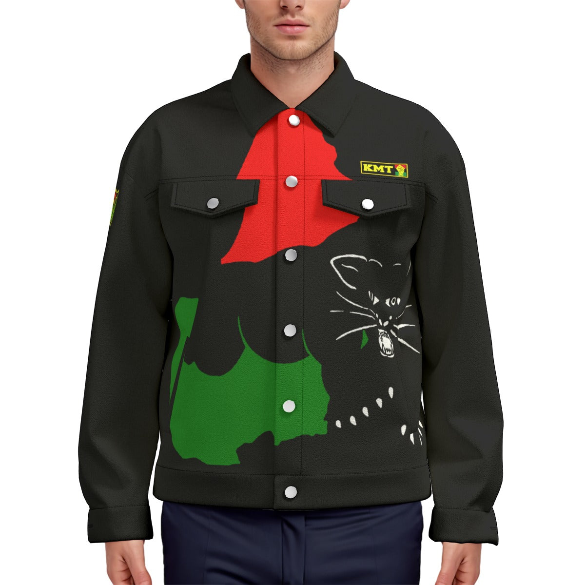 PANTHER rbg BLC Unisex Lapel Jacket Cotton