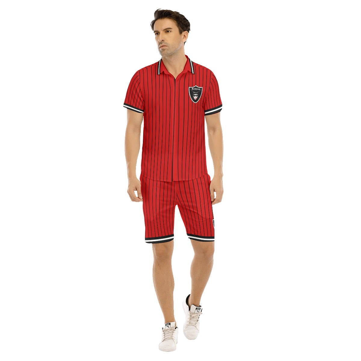 EAZY-E RUTHLESS RED Men's Short Sleeve Shirt Sets