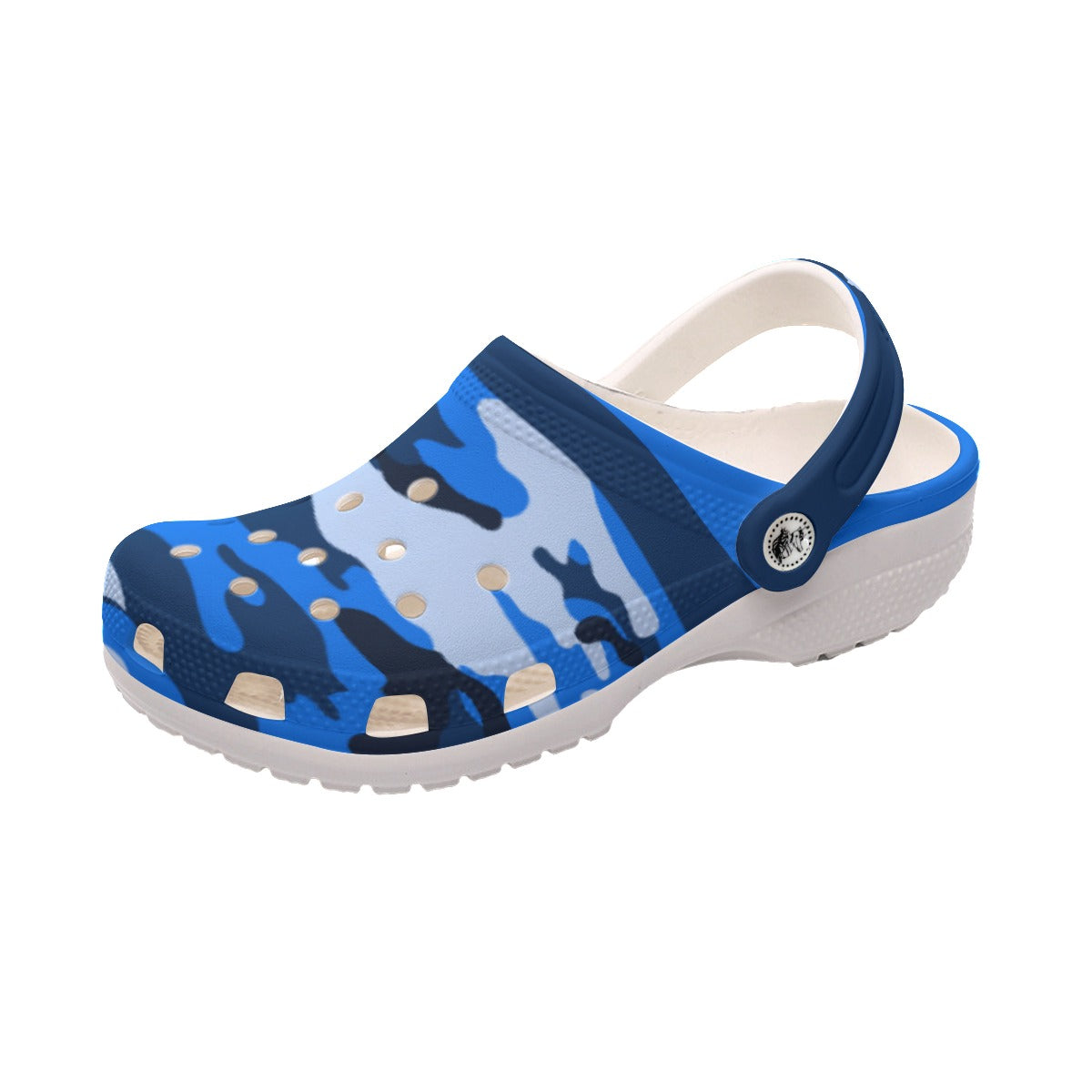 CAMOUFLAGE BLUE Women's Classic Clogs