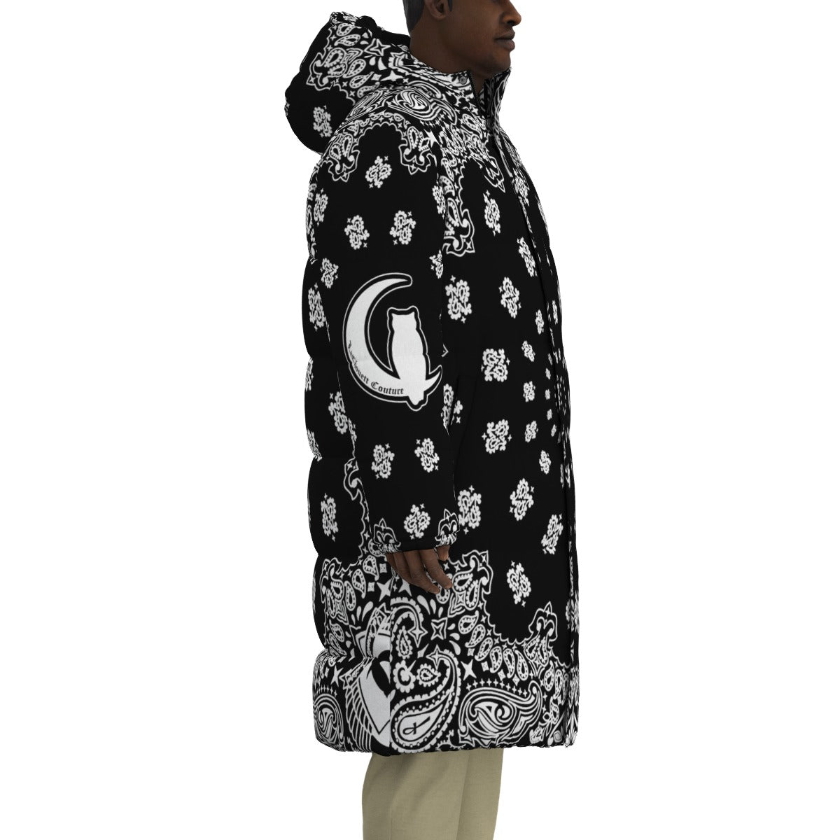 BANDANA BLC Unisex Long Down Jacket