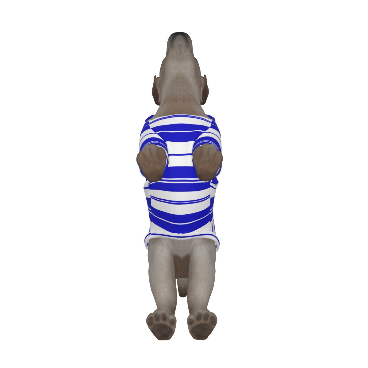 STRIPES BLUEWHT Dog's Pullover Hoodie