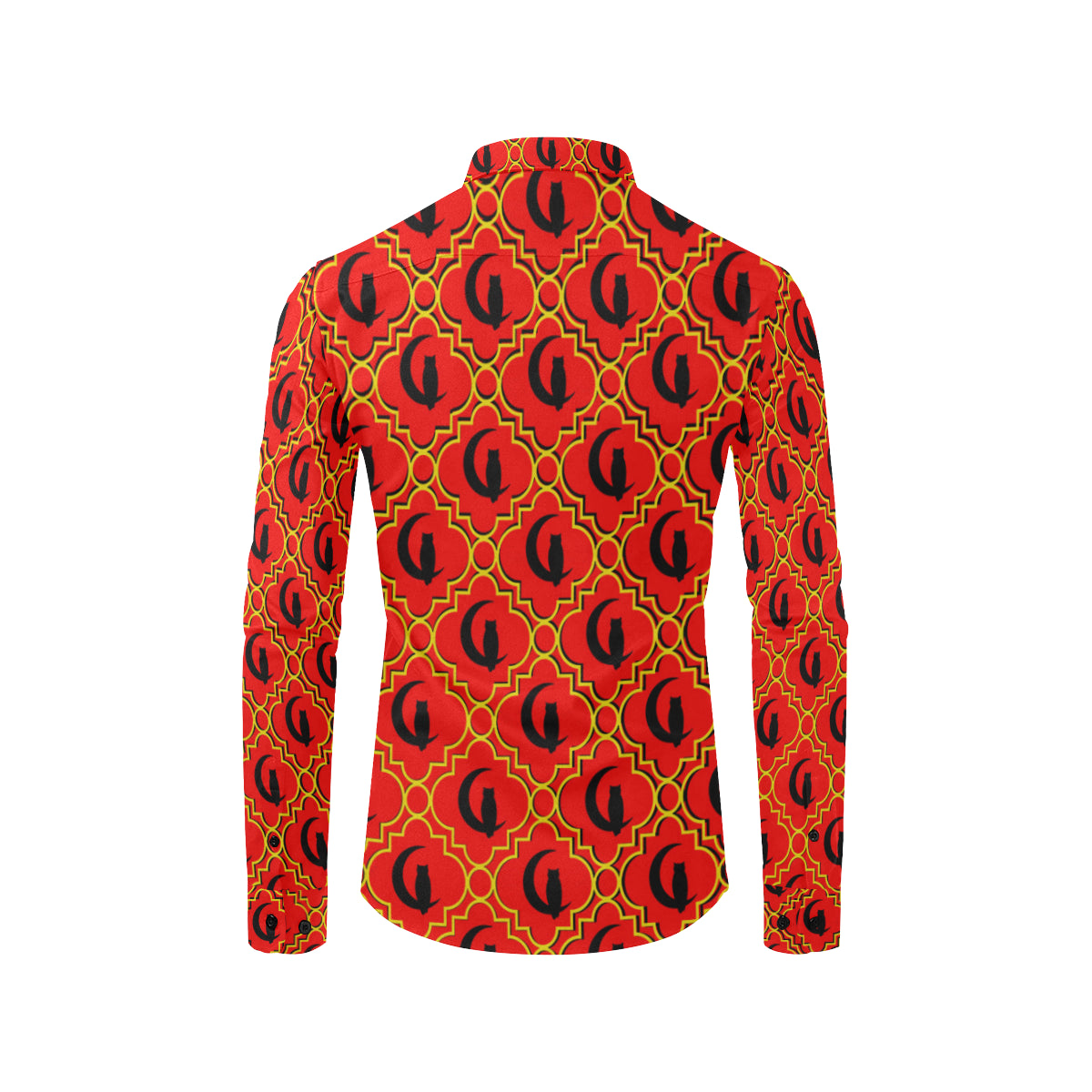 ELEGANCE RYB Men's All Over Print Casual Dress Shirt (Model T61)