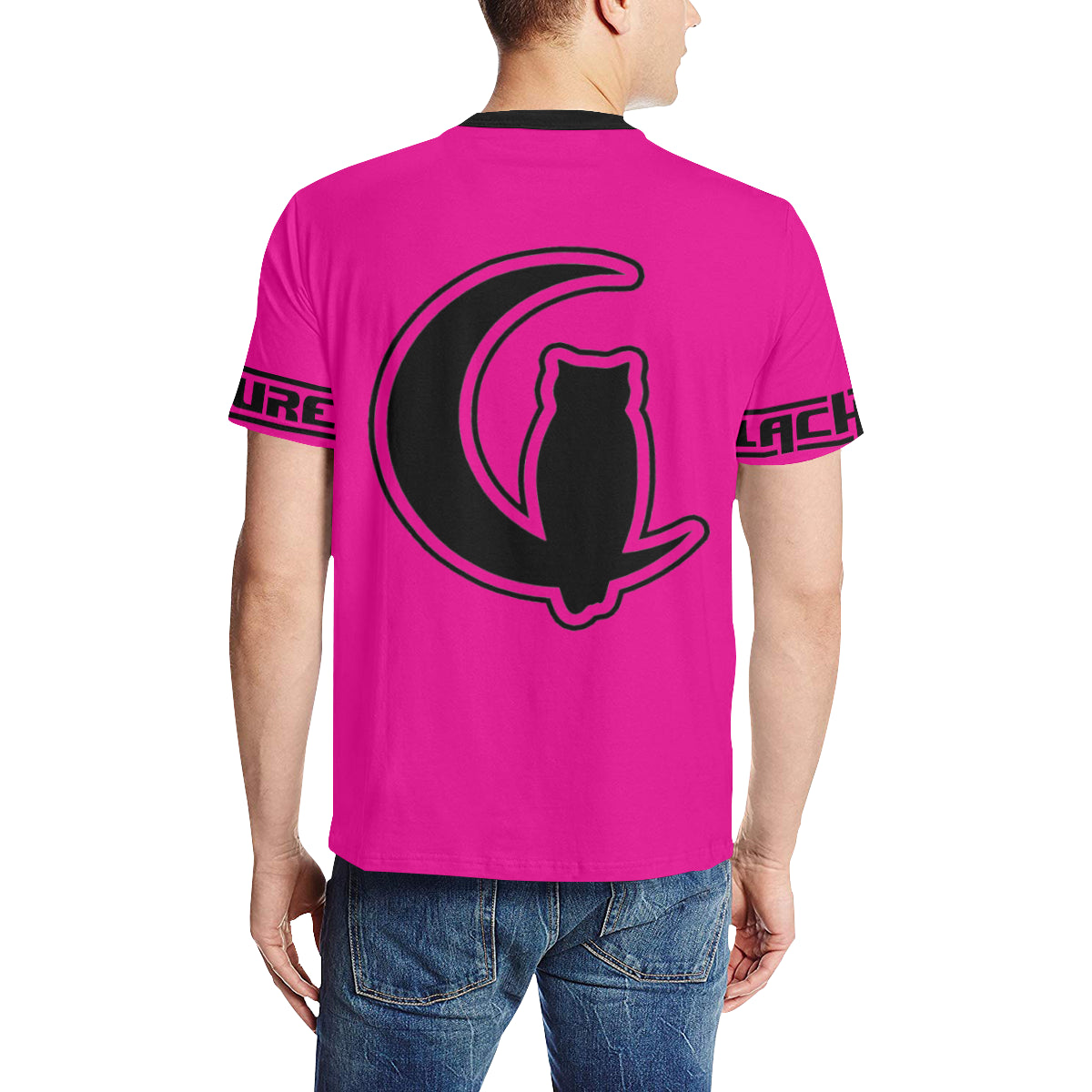BLACC BORDER RADDISH Men's All Over Print T-Shirt