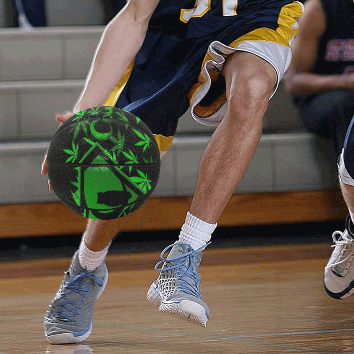 SUPER WEED BLACC All Over Print Basketball